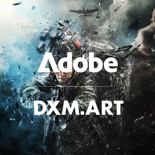 DXMART战争数字海报